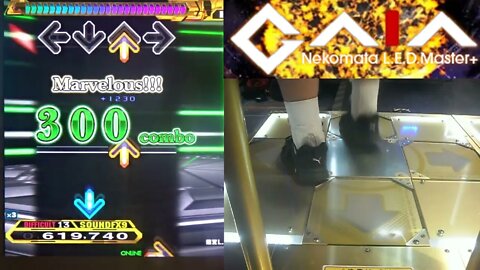 GAIA - DIFFICULT (13) - AA#486 (Full Combo) on Dance Dance Revolution A20 PLUS (AC, US)