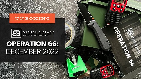 A Very Tactical Christmas - Unboxing Barrel & Blade - Operation 66 (Level 2 - Dec 2022)