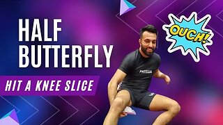 Half Butterfly Guard Pass to Knee Slice.