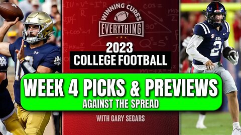 College Football Week 4 2023 Spread Picks & Predictions | 21 games!