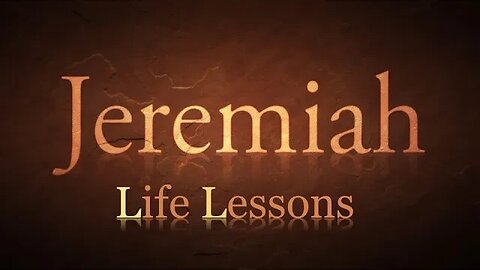 Jeremiah 08 Redeems in Jer. 31:23-34