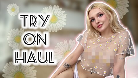 4K TRANSPARENT SHEER TOP | ONE PIECE TRY ON HAUL | AMAZING AND BEAUTIFUL #tryonhaul