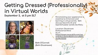 How to get dressed in Second Life and OpenSim