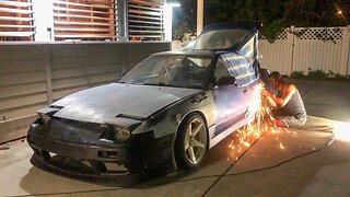 S13 How to Wide Body Without A Welder: Sexiest Drift Car Project