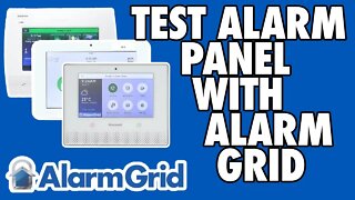 Testing My Alarm Panel through Alarm Grid