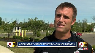 Six sickened by carbon monoxide leak in Mason