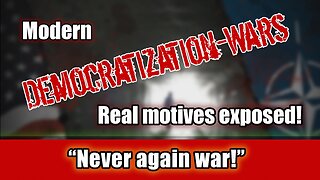 Modern “Democratization-Wars” - Real motives exposed! - “Never again war!” | www.kla.tv/12671