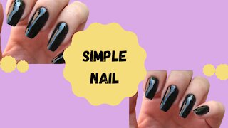 very simple nail this time