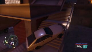 Saints Row: driving up stairs