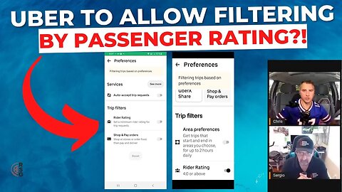Uber Allowing Drivers To FILTER By Passenger Ratings?!