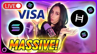 💥BREAKING MASSIVE VISA SOLANA PARTNERSHIP (CRAZY HBAR NEWS)