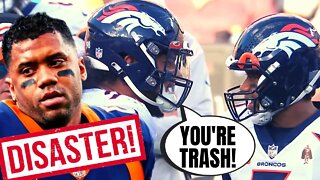 Russell Wilson Is Getting DESTROYED By Broncos Teammates Mike Purcell And Fans After PATHETIC Loss