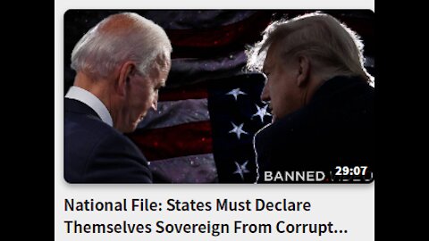 National File: States Must Declare Themselves Sovereign From Corrupt Federal Government