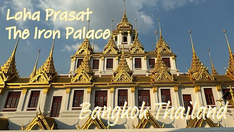 Loha Prasat (Wat Ratchanatdaram) - Unique Building from 1846 - Bangkok Thailand 2024