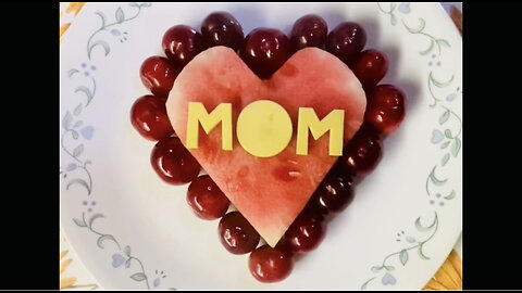 Make a simple fruit decoration/ fruit craft #art #craft #love #motherday