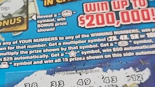 Winning Bluegrass Blowout Scratch Off Lottery Tickets!