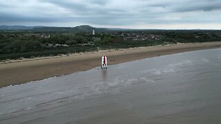 Burnham Lower Lighthouse Drone fly past and still Photography trip.