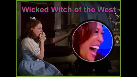 Wicked Witch of The West Kamalia Harris Laughing