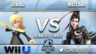 Dabuz (Rosalina and Luma) vs. EMG | Mistake (Bayonetta, ZSS) - Wii U Winners Finals - Frostbite 2018