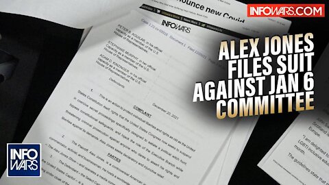 Alex Jones Files Lawsuit Against January 6 Committee