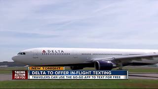 Delta to offer free in-flight messaging on flights
