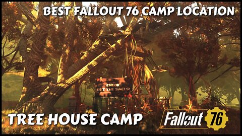 Fallout 76: Tree House Camp Showcase - The Best In Game Camp Location