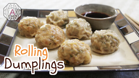 2 Kinds Korean Rolling Dumplings (굴림만두) | Aeri's Kitchen