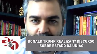 Donald Trump realiza 1º discurso sobre Estado da União