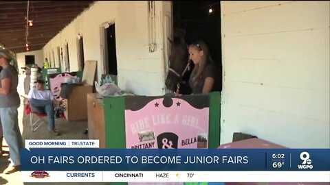 Ohio fairs ordered to become 'junior' fairs