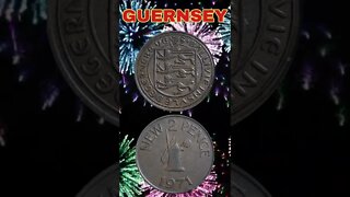 Guernsey 2 new pence 1971.#shorts #coinnotesz