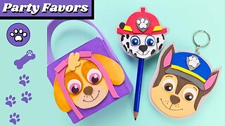 DIY - How to Make Paw Patrol Party Favors