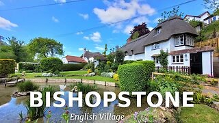 "Hidden" English Village || Bishopstone, English Countryside Walk