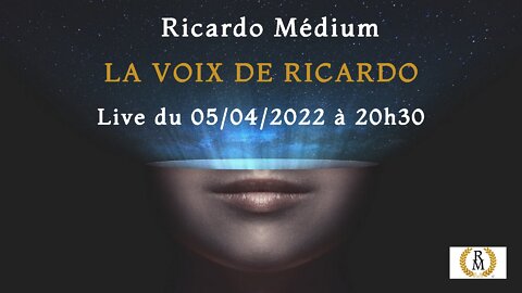 LA VOIX DE RICARDO - LIVE DU 05/04/2022 - Canalisations Hebdomadaires