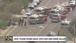 AIR15: Plane crashed near 19th Ave and Deer Valley in Phoenix