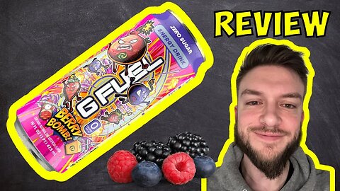 G Fuel Berry Bomb Energy Drink Review