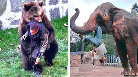 Animal attack human .. 100% Reallity do or die ..