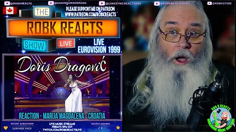 Doris Dragović Reaction - Marija Magdalena - 🇭🇷 Croatia - LIVE - Eurovision 1999 - Requested