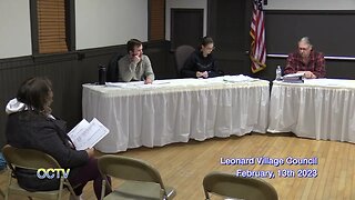 Village of Leonard Regular Council Meeting: February, 13th 2023