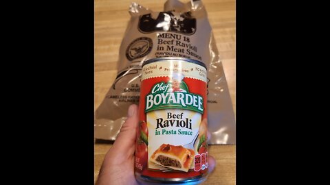 How does MRE Ravioli stack up to Chef Boyardee