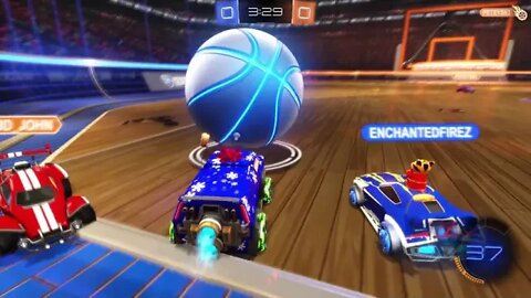 Rocket League HOOPS Gameplay