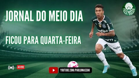 JORNAL DO MEIO-DIA - AO VIVO! INFORMAÇÕES DO PALMEIRAS PERTO DO TÍTULO BRASILEIRO