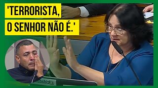 Damares leva à emoção policial do 8 de janeiro que esquerda chama de terrorista