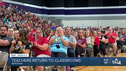 Teachers return to classrooms in Kenosha