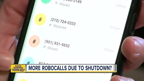 Robocalls increase during government shutdown
