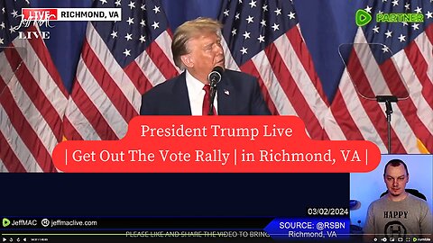 President Trump Live | Get Out The Vote Rally | in Richmond, VA | USA |