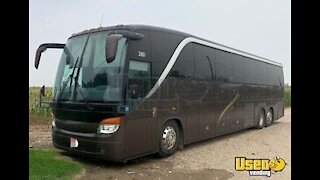 Used 2007 54 Seater Setra Diesel Coach Bus / Preowned Luxury Passenger Bus for Sale in Idaho!