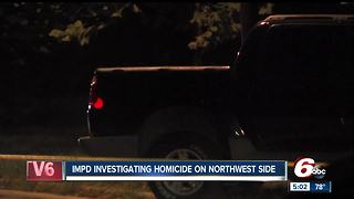Man found shot to death inside truck after crash on Indianapolis' northwest side