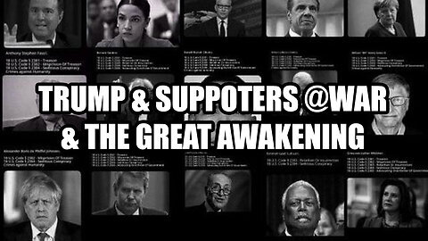 Trump & Suppoters @War - The Woke Radical Left & The MSM Against MAGA & The Great Awakening