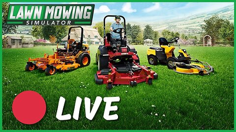 🔴 LIVE: Desbravando Relvas no Lawn Mowing Simulator! 🌿🚜