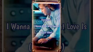 Foreigner - I Wanna Know What Love Is (Lyrics) #shorts